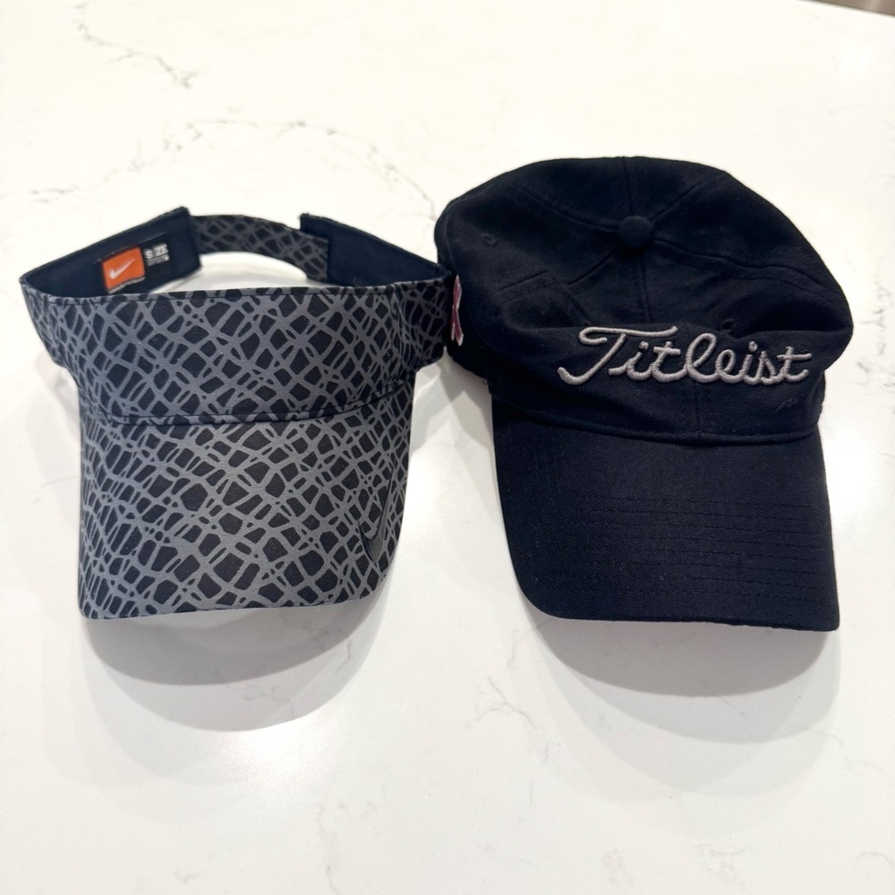 Lady Golf Titleist Hat & Nike Visor Bundle.
